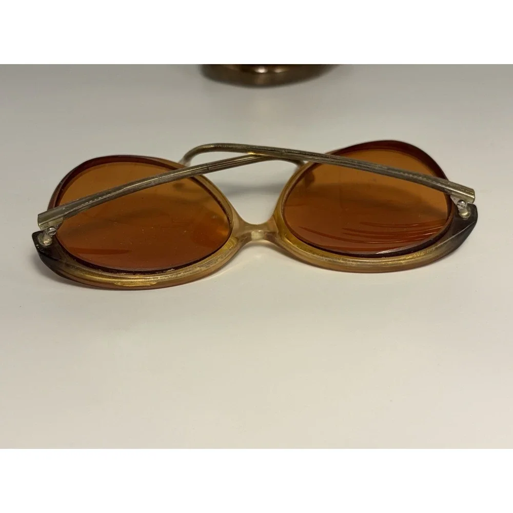Rodenstock Denise Opal 135/Vtg Eyeglass Frames Only/Yellow/Hollywood/Retro/READ~